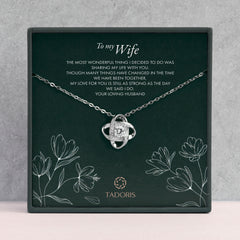 To My Wife Necklace - Gift For Wife From Husband