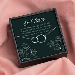 Soul Sister Silver Necklace - Gifts For Sisters