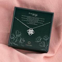 To My Wife Necklace - Gift For Wife From Husband